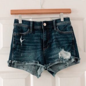 women’s hollister jean shorts